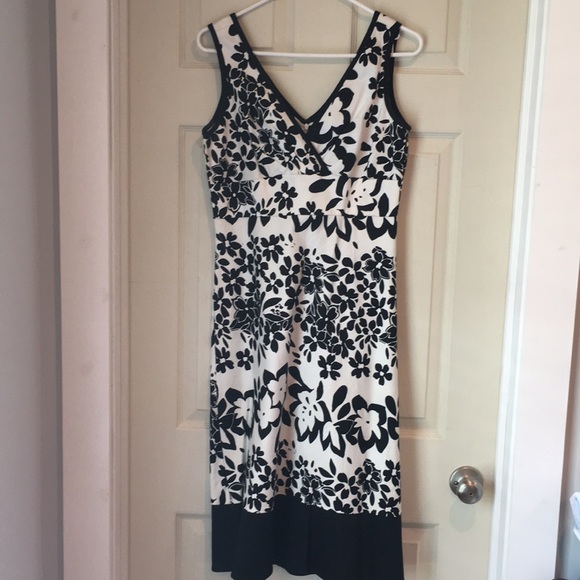 Black/White Jonathan Martin Studio Cocktail Dress - Picture 1 of 4